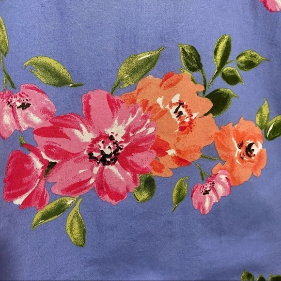 NWT TALBOTS Floral Blouse Shirt Top Boho Women’s M - Picture 4 of 7